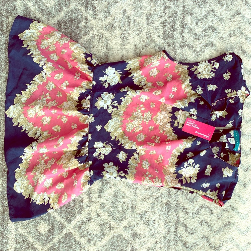 Pim + Larkin peplum tank